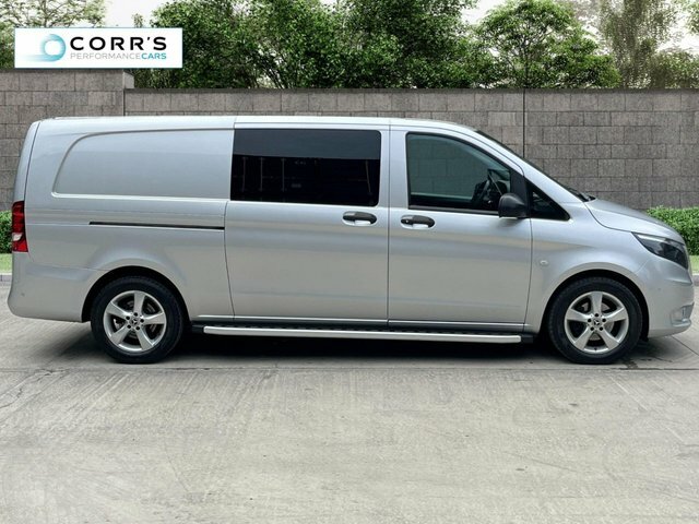 Mercedes-Benz Vito 2.1 116 Cdi Premium Crew Van Double Cab Silver #2