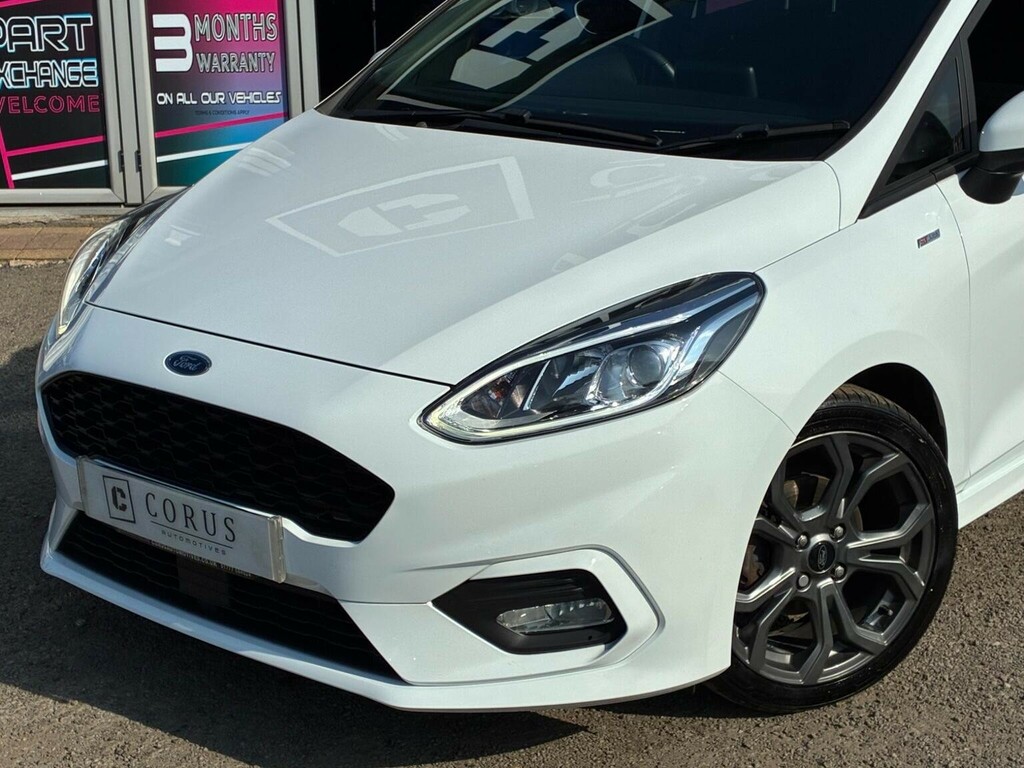 Ford Fiesta 1.0T Ecoboost St-line Edition Euro 6 Ss SP20JGZ White #3