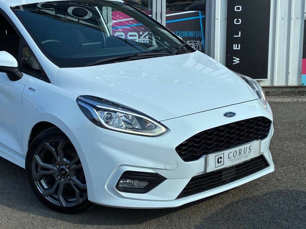 Ford Fiesta 1.0T Ecoboost St-line Edition Euro 6 Ss SP20JGZ White #6