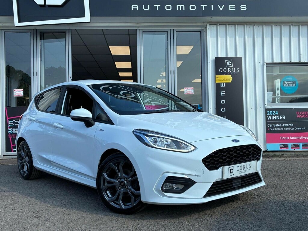 Ford Fiesta 1.0T Ecoboost St-line Edition Euro 6 Ss SP20JGZ White #4