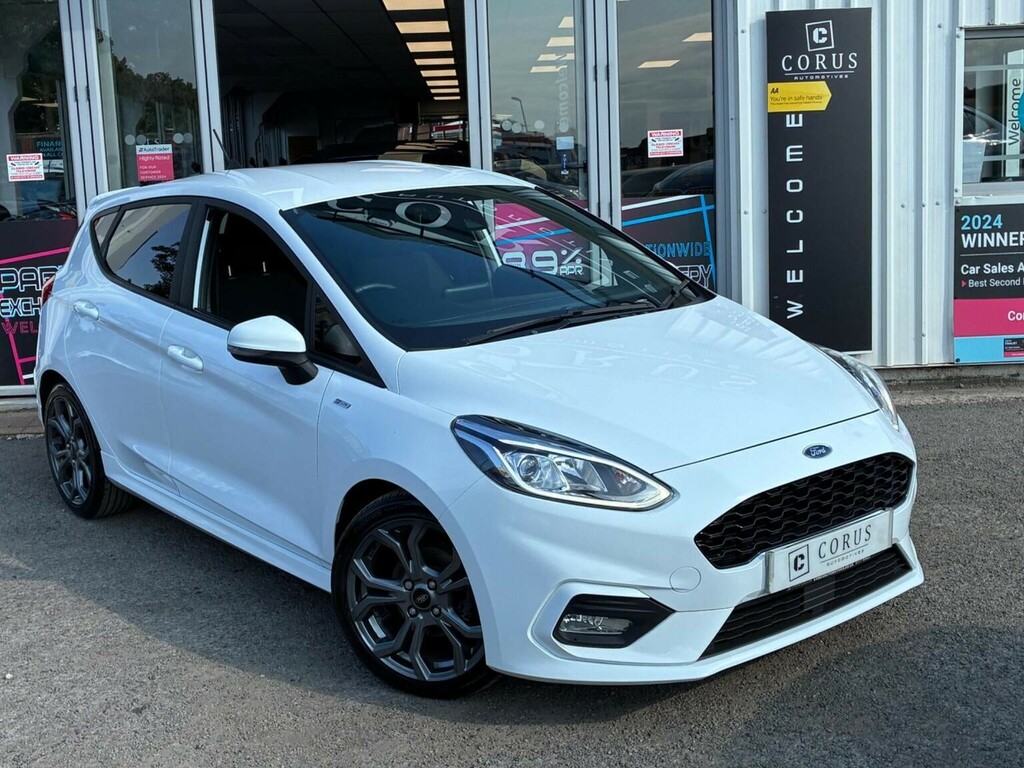 Ford Fiesta 1.0T Ecoboost St-line Edition Euro 6 Ss SP20JGZ White #5