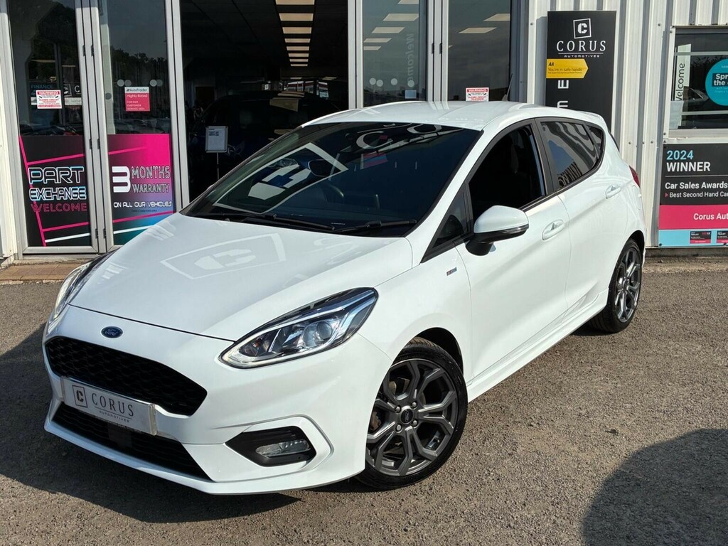 Ford Fiesta 1.0T Ecoboost St-line Edition Euro 6 Ss SP20JGZ White #2