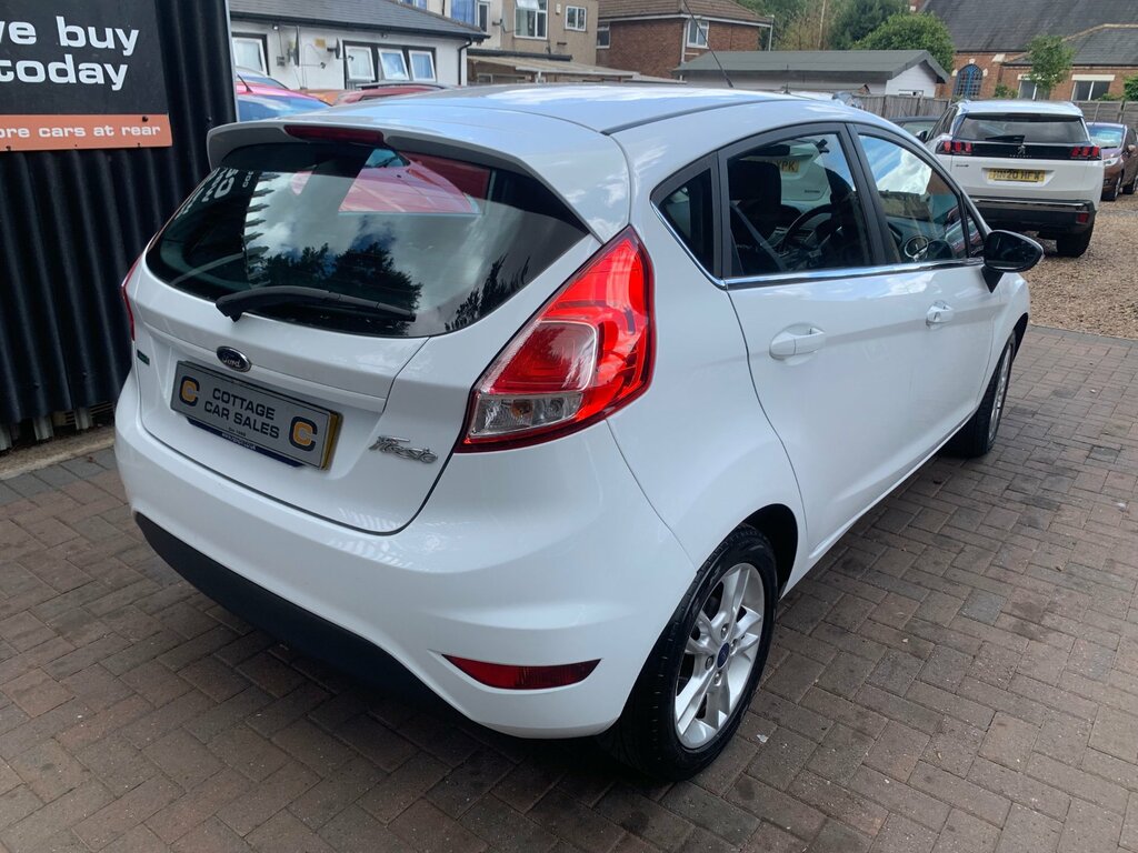 Ford Fiesta 1.0T Ecoboost Zetec Hatchback Eu White #4