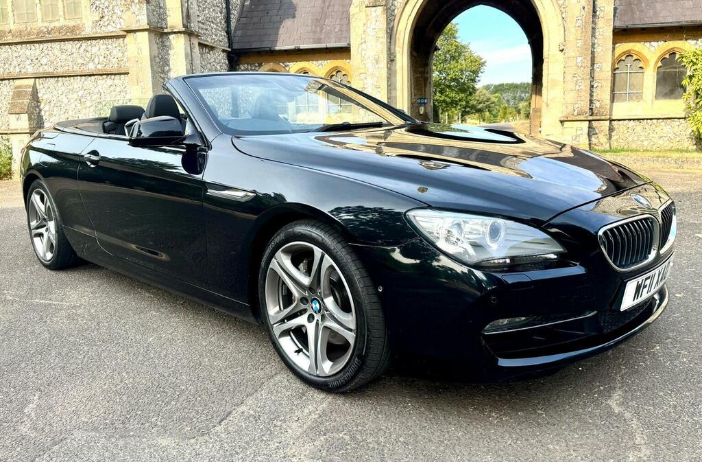BMW 6 Series Convertible 3.0 640I Se Steptronic Euro 5 Ss Black #6