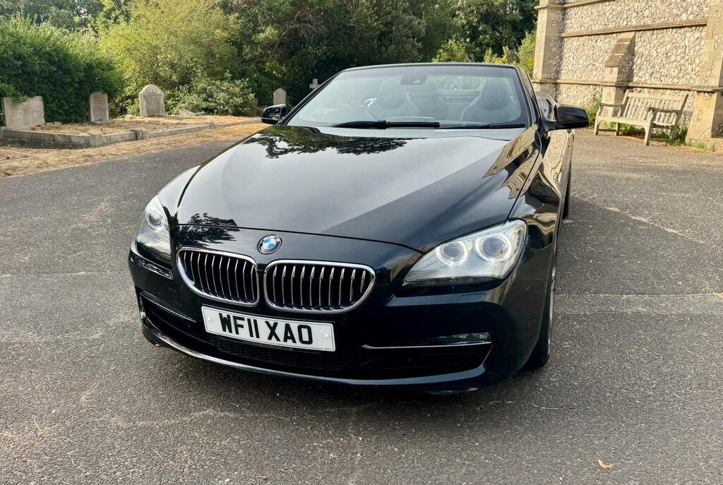 BMW 6 Series Convertible 3.0 640I Se Steptronic Euro 5 Ss Black #2