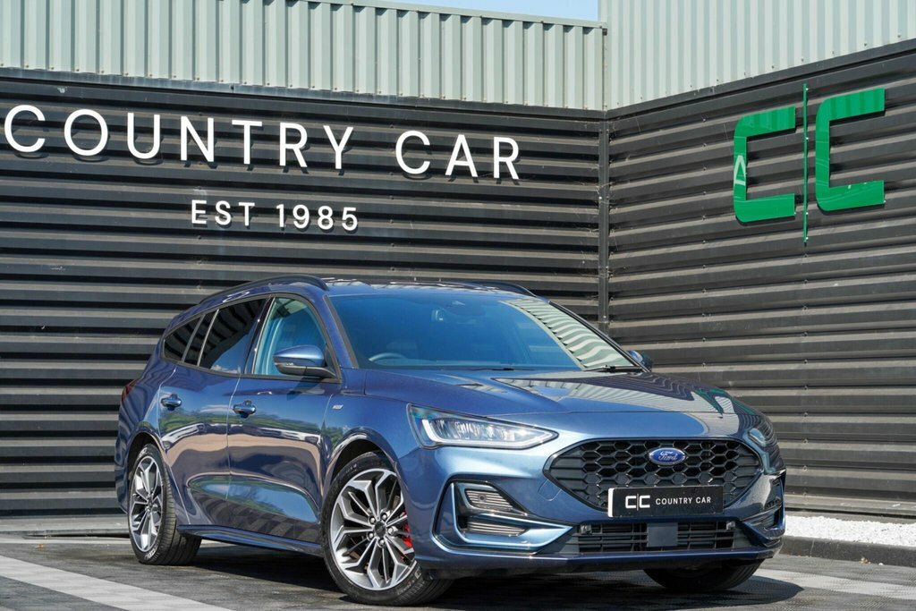 Ford Focus 1.0T Ecoboost Mhev St-line X Dct Euro 6 Ss Blue
