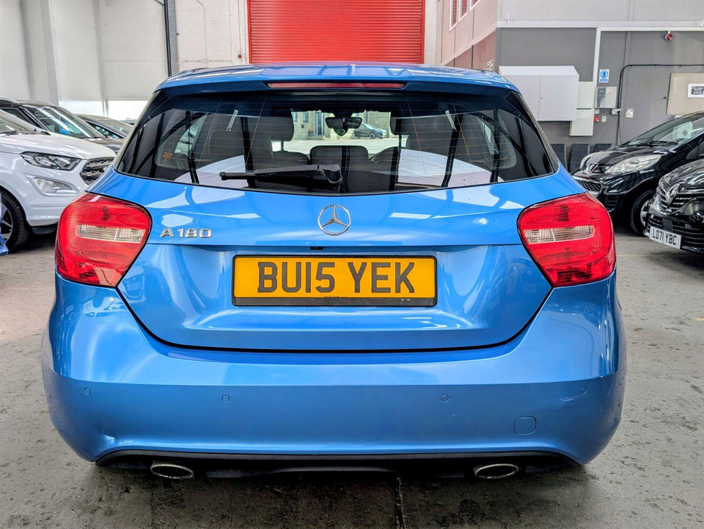Mercedes-Benz A Class 1.6 Sport Edition Euro 6 Ss BU15YEK Blue #4
