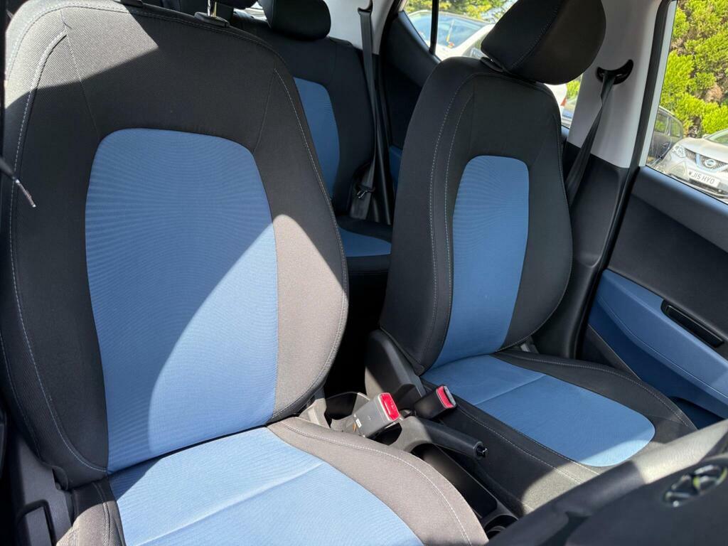 Hyundai I10 Hatchback 1.0 I10 Prem 1.0 Bd Blue Int 201665 Grey #11
