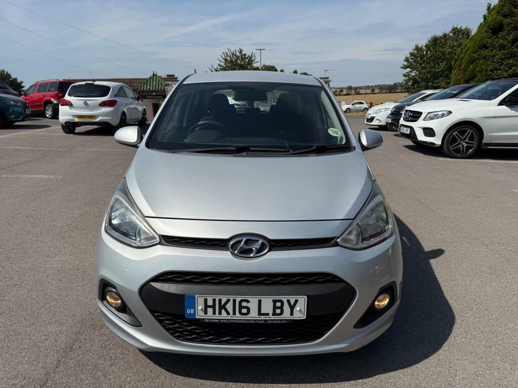 Hyundai I10 Hatchback 1.0 I10 Prem 1.0 Bd Blue Int 201665 Grey #9