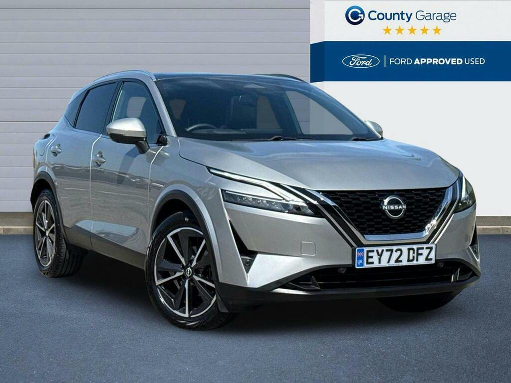 Nissan Qashqai 1.3 Dig T Mhev Tekna Suv Hybrid Xtron E EY72DFZ Silver