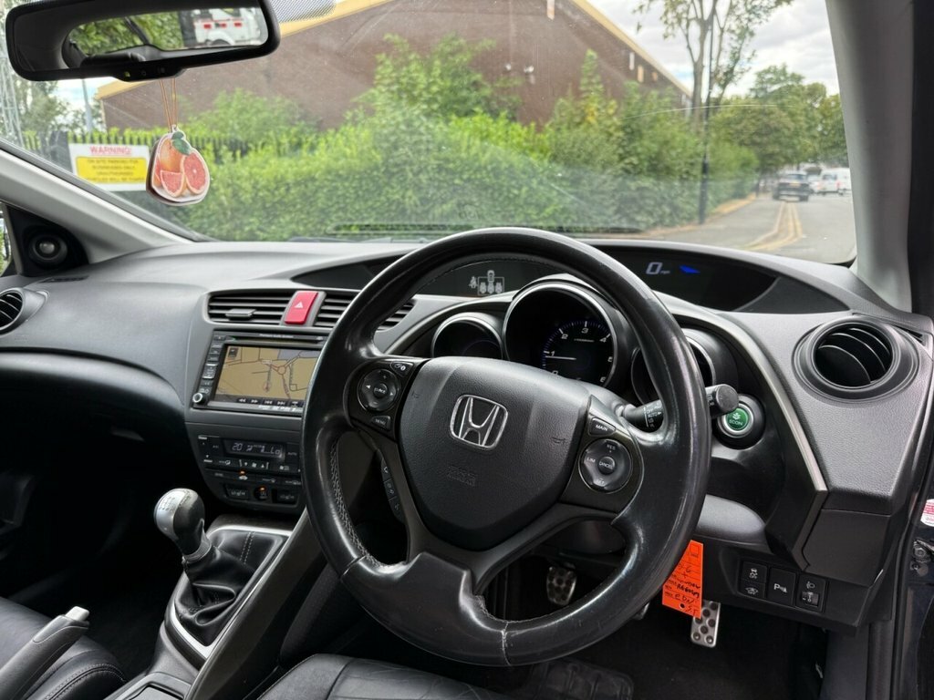 Honda Civic 2.2 I-dtec Es-t Euro 5 Ss Black #13