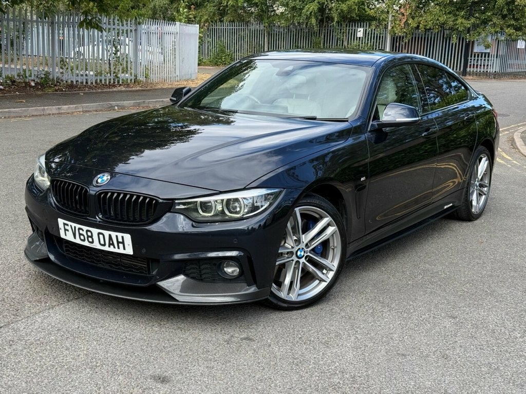 BMW 4 Series Gran Coupe 3L M Sport Black #3