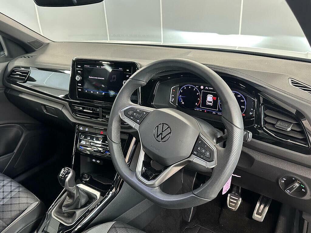 Volkswagen T-Roc 1.5 Tsi Black Edition Euro 6 Ss PN26SYU White #6
