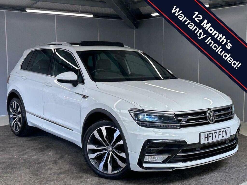 Volkswagen Tiguan 2.0 Tdi Bluemotion Tech R-line Dsg 4Motion Euro 6 HF17FCV White