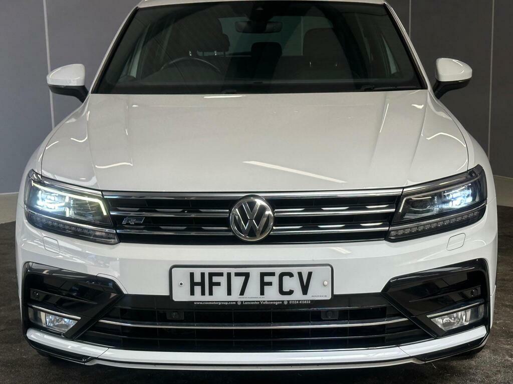 Volkswagen Tiguan 2.0 Tdi Bluemotion Tech R-line Dsg 4Motion Euro 6 HF17FCV White #2