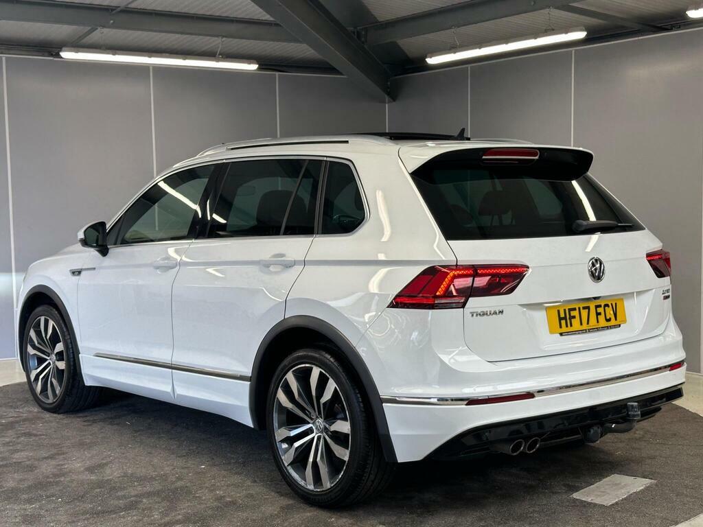 Volkswagen Tiguan 2.0 Tdi Bluemotion Tech R-line Dsg 4Motion Euro 6 HF17FCV White #5