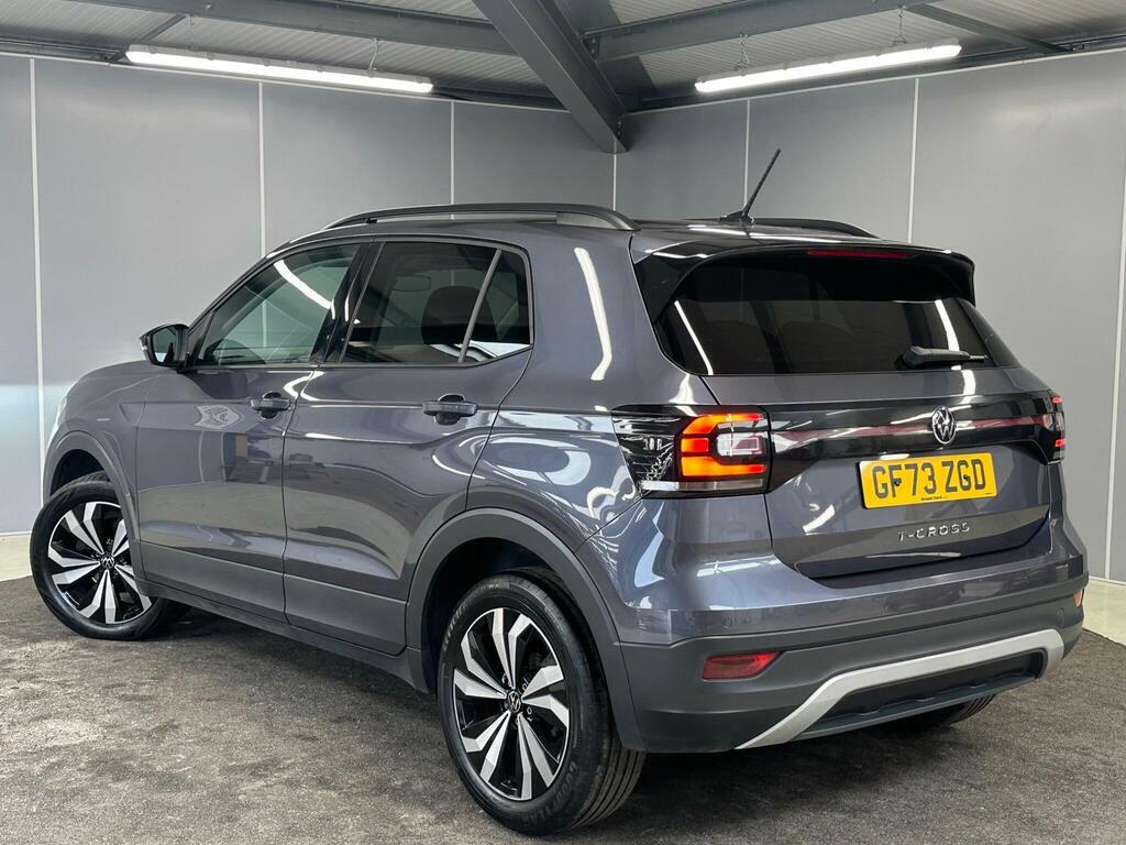 Volkswagen T-Cross 1.0 Tsi Black Edition Euro 6 Ss GF73ZGD Grey #4