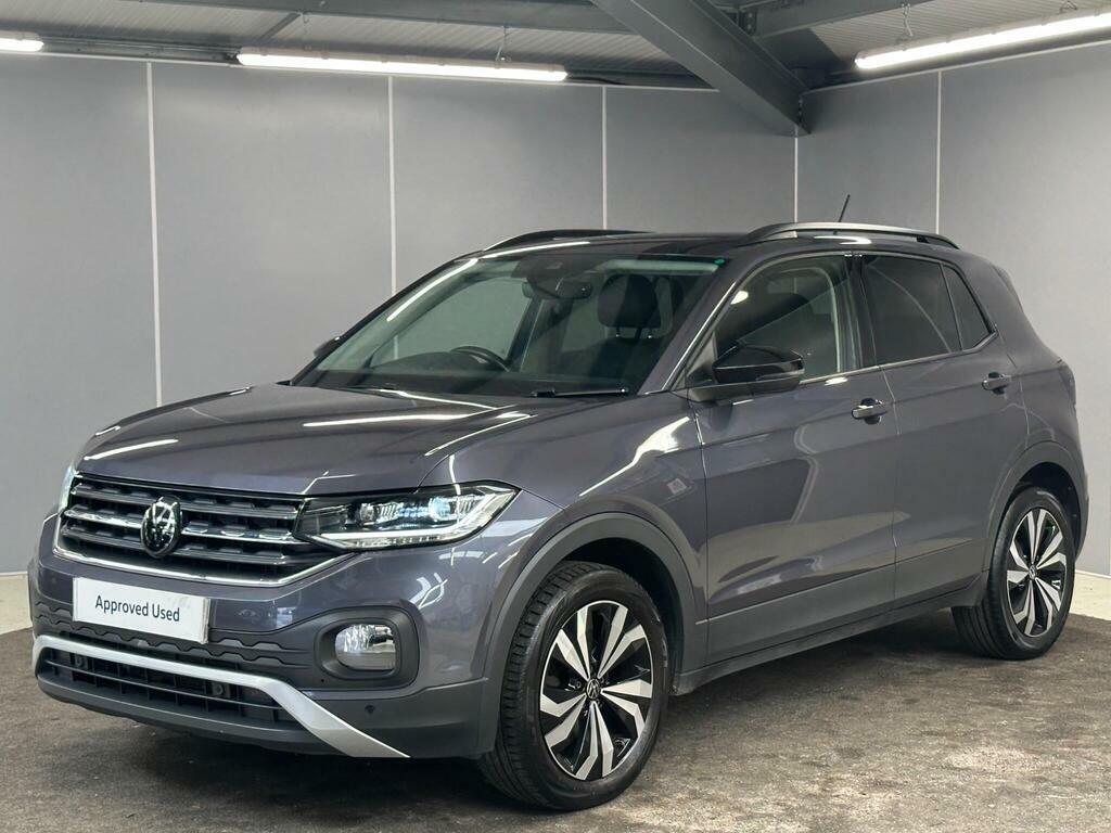 Volkswagen T-Cross 1.0 Tsi Black Edition Euro 6 Ss GF73ZGD Grey #3