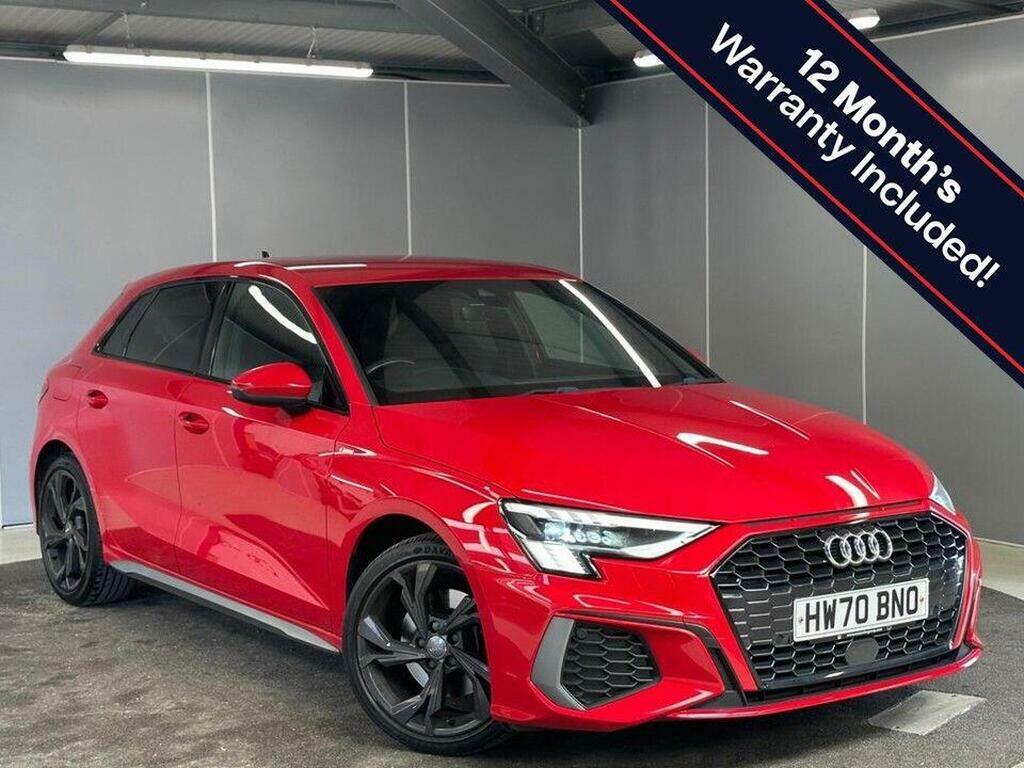 Audi A3 1.5 Tfsi 35 S Line Sportback Euro 6 Ss Red