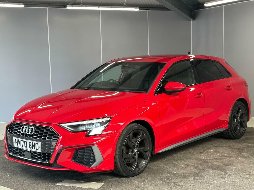 Audi A3 1.5 Tfsi 35 S Line Sportback Euro 6 Ss Red #3