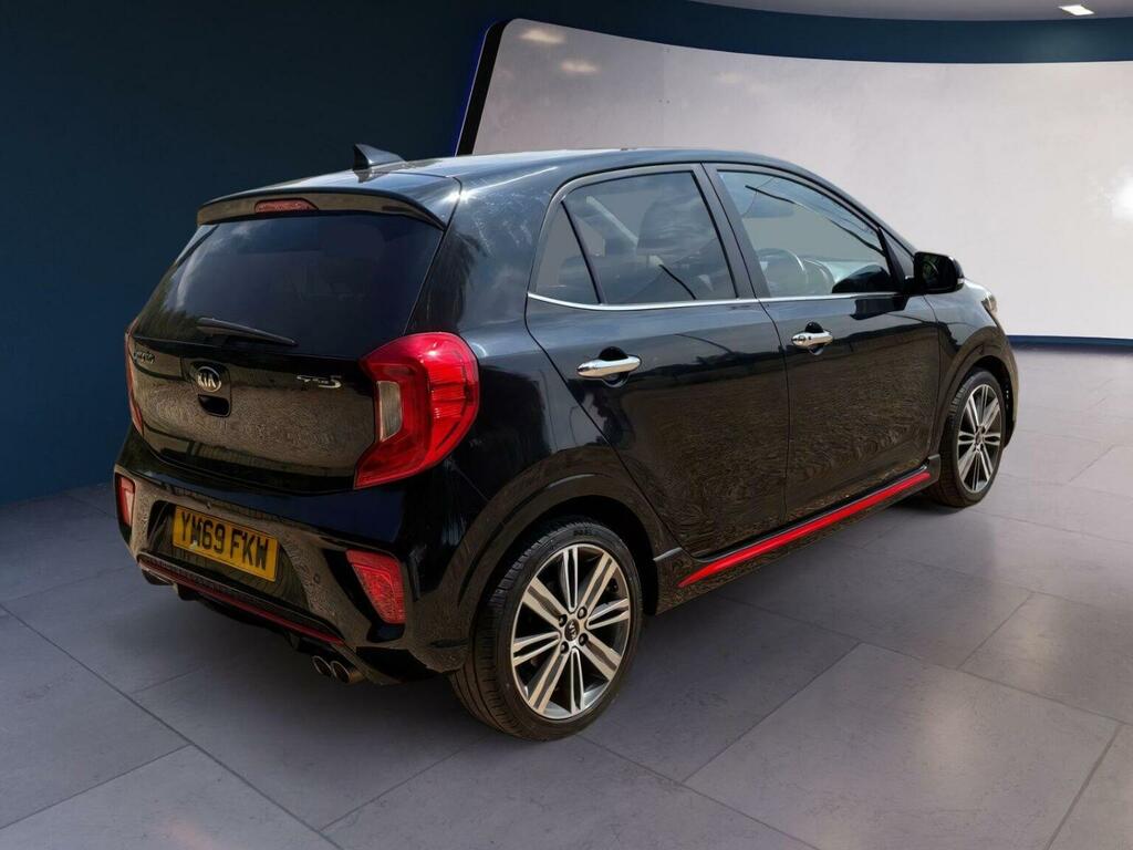 Kia Picanto 1.0 T-gdi Gt-line S Euro 6 Ss Black #2