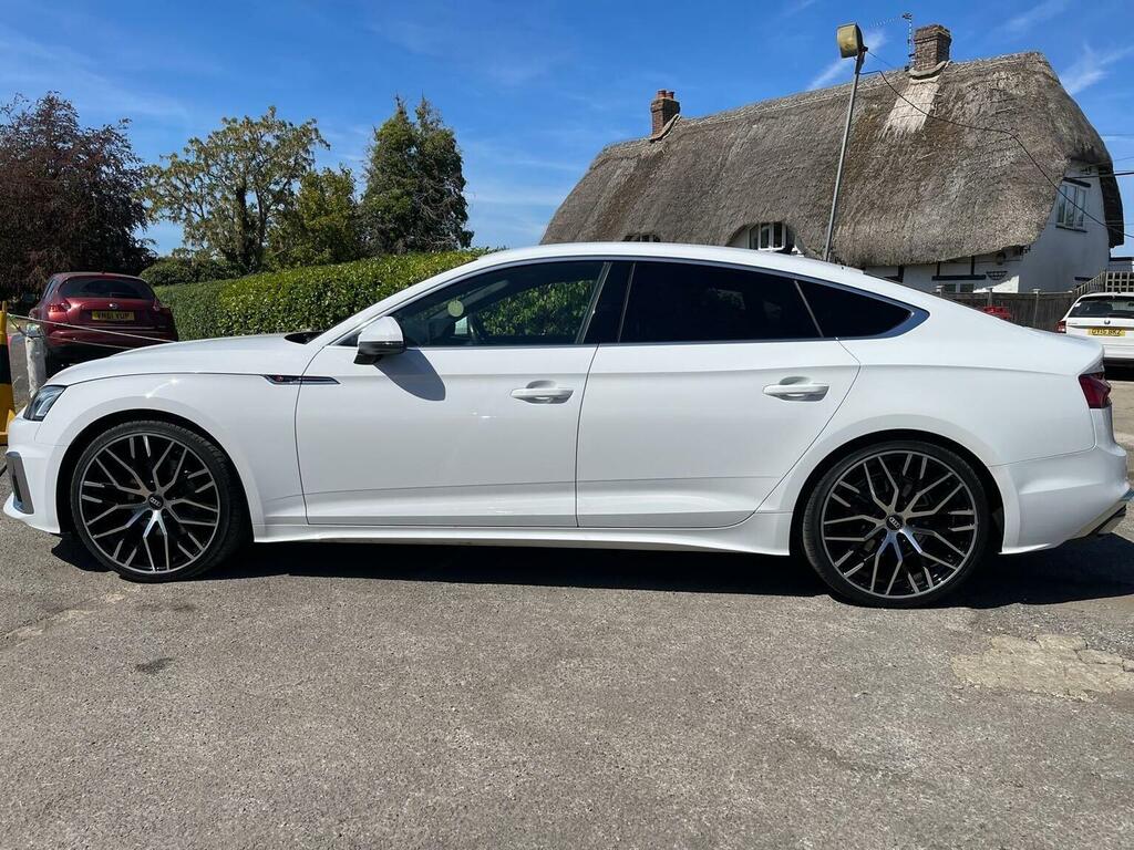 Audi A5 2.0 Tdi 40 S Line Sportback S Tronic Quattro Euro White #5