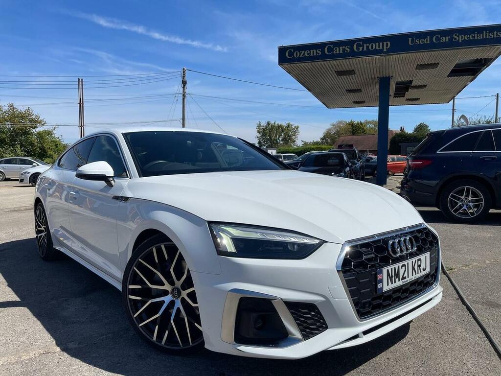 Audi A5 2.0 Tdi 40 S Line Sportback S Tronic Quattro Euro White