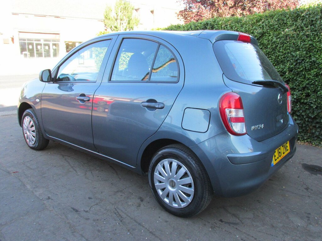 Nissan Micra 1.2 12V Visia Cvt Euro 5 Grey #6