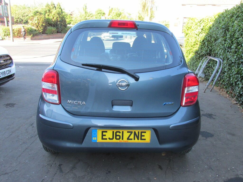Nissan Micra 1.2 12V Visia Cvt Euro 5 Grey #5