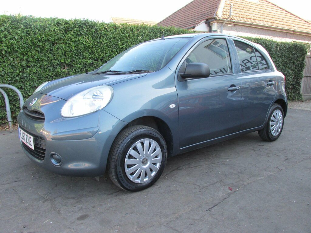 Nissan Micra 1.2 12V Visia Cvt Euro 5 Grey #2