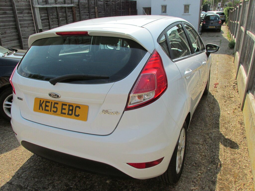 Ford Fiesta 1.0T Ecoboost Zetec Euro 6 Ss KE15EBC White #3
