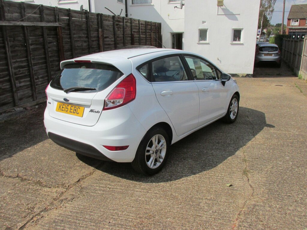 Ford Fiesta 1.0T Ecoboost Zetec Euro 6 Ss KE15EBC White #6