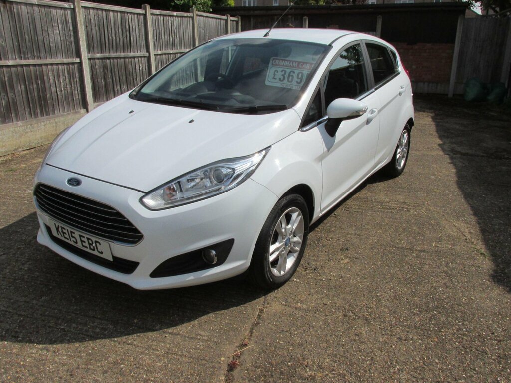 Ford Fiesta 1.0T Ecoboost Zetec Euro 6 Ss KE15EBC White #2