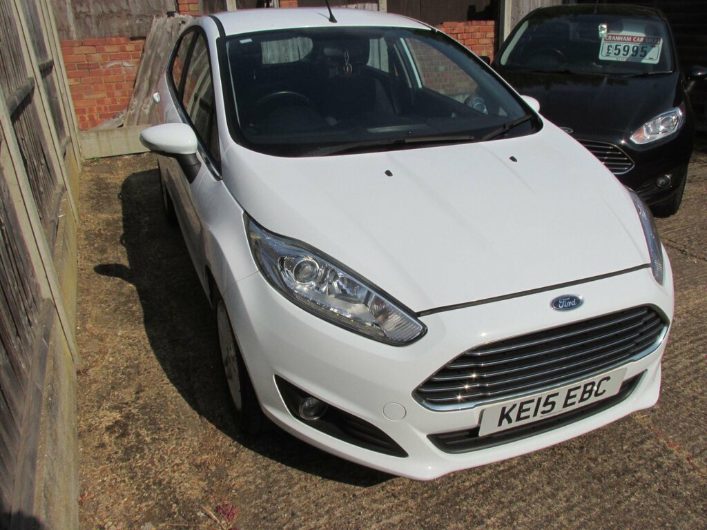Ford Fiesta 1.0T Ecoboost Zetec Euro 6 Ss KE15EBC White #4