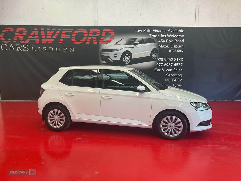 Skoda Fabia 1.0 Mpi 75 S White