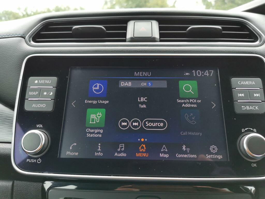 Nissan Leaf 40Kw Acenta With Sat Nav And Intelligent Cruise Co White #13