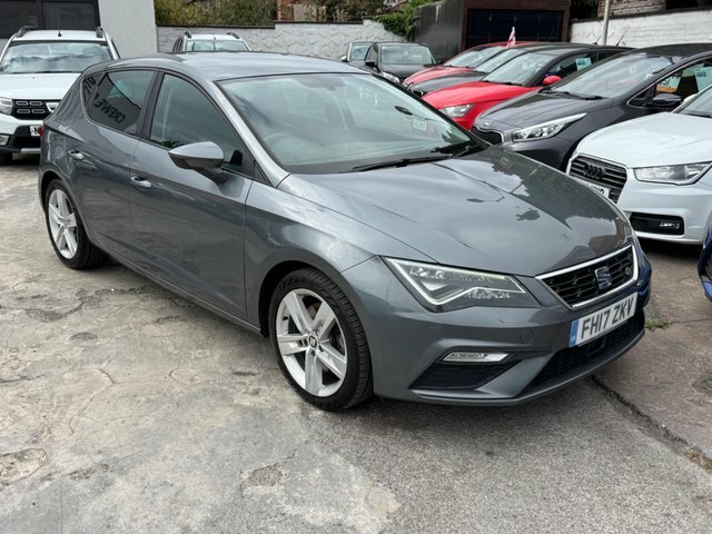 Seat Leon 2017 2.0 Tdi Fr Technology Dsg Euro 6 Ss FH17ZKV Grey #6