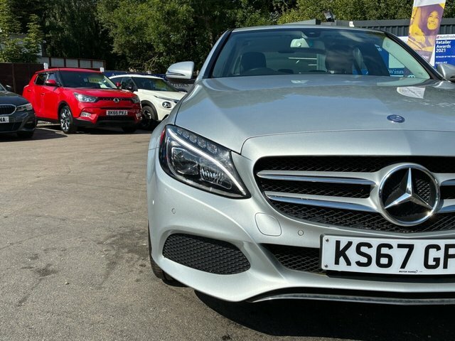 Mercedes-Benz C Class 1.6 C200d Sport Saloon Euro 6 S Silver #3