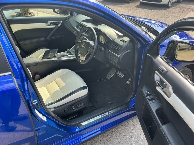 Lexus CT 1.8 200H F Sport Hatchback Hybrid E-cvt Blue #5