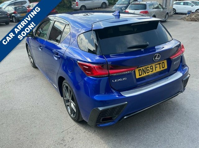 Lexus CT 1.8 200H F Sport Hatchback Hybrid E-cvt Blue