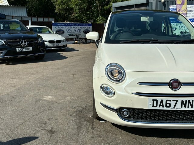 Fiat 500 1.2 Lounge Hatchback Dualogic Euro 6 S White #4