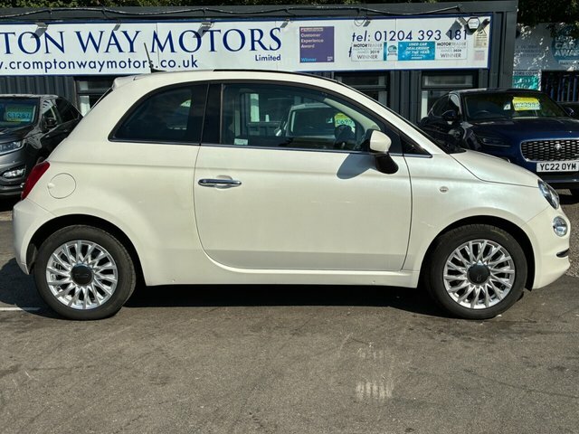 Fiat 500 1.2 Lounge Hatchback Dualogic Euro 6 S White #5