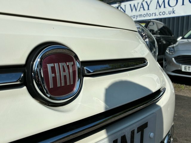 Fiat 500 1.2 Lounge Hatchback Dualogic Euro 6 S White #3