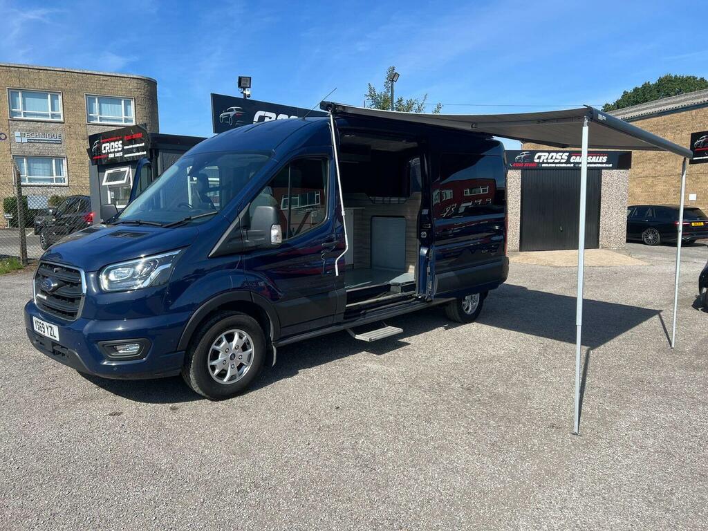 Ford Transit Custom 2.0 350 Ecoblue Limited Rwd L3 H2 Euro 6 Ss Blue