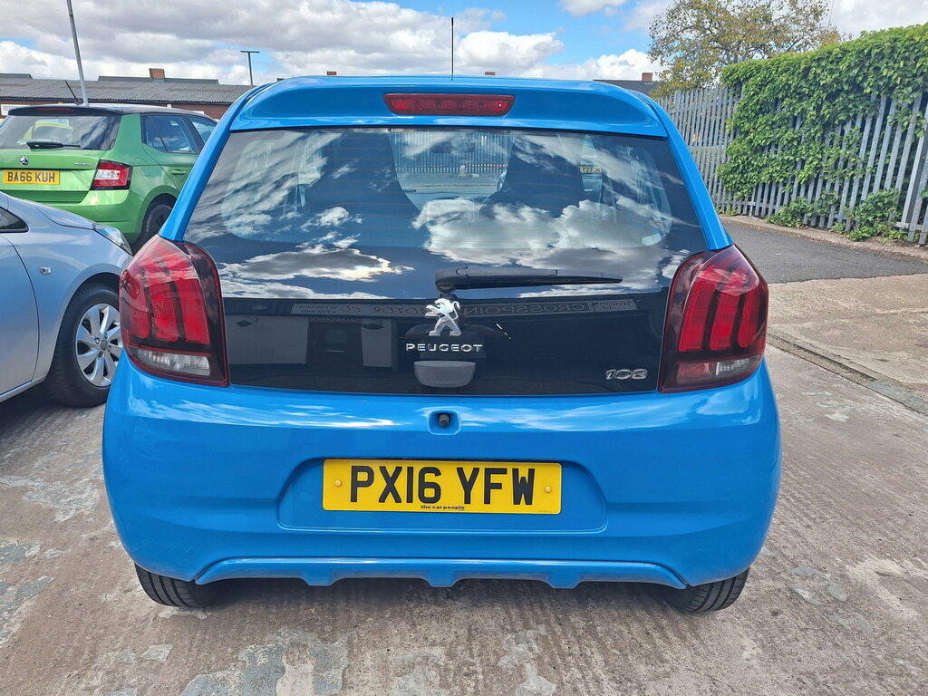 Peugeot 108 1.0 Active Hatchback Euro 6 68 Blue #5