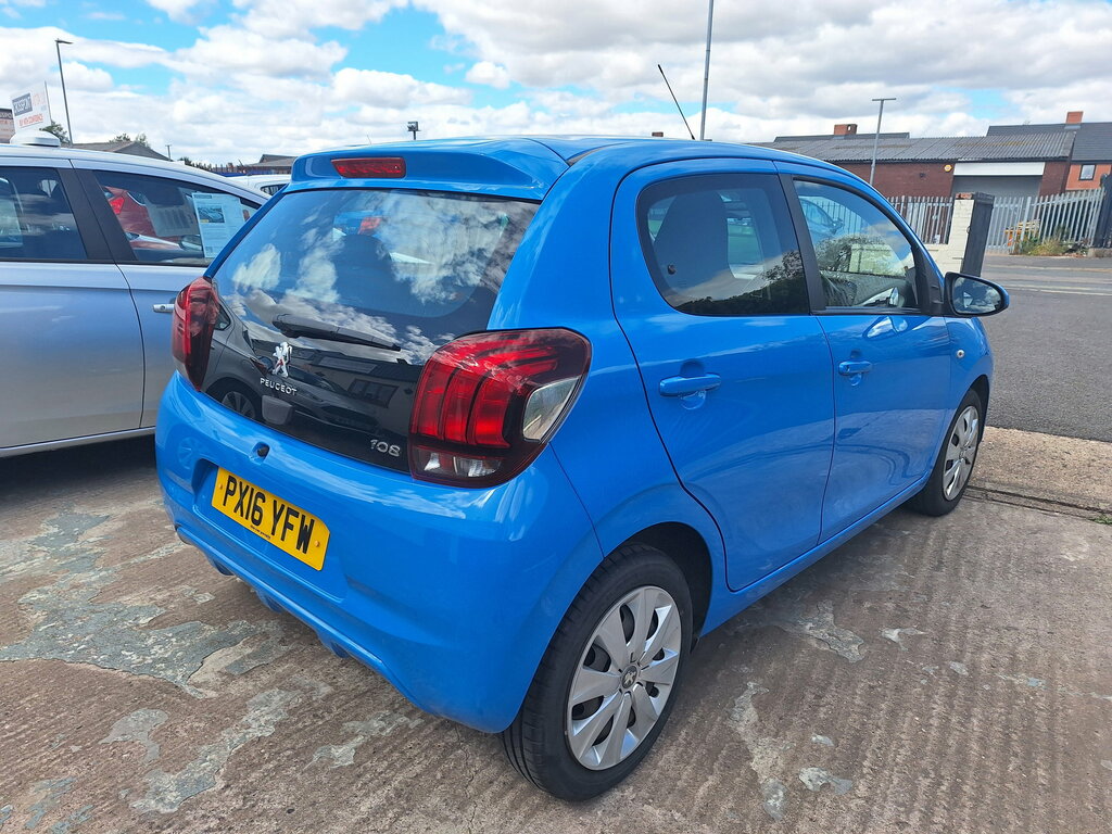 Peugeot 108 1.0 Active Hatchback Euro 6 68 Blue #4
