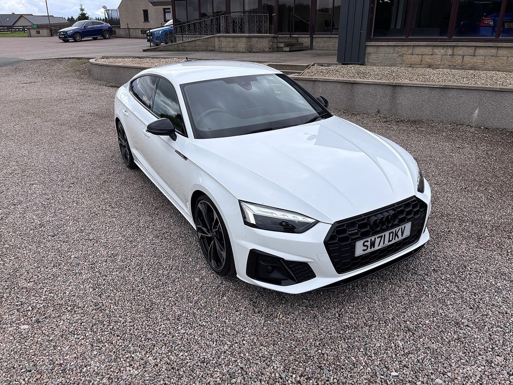 Audi A5 Hatchback SW71DKV White #2