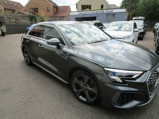 Audi A3 1.5 Tfsi 35 S Line Saloon S Tronic Euro LM21KCK Grey #4