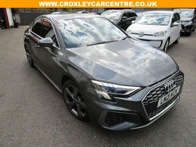 Audi A3 1.5 Tfsi 35 S Line Saloon S Tronic Euro LM21KCK Grey #2