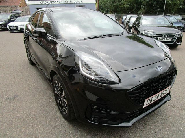 Ford Puma 1.0T Ecoboost Mhev St-line Suv Hybrid M OE24WCC Black #4